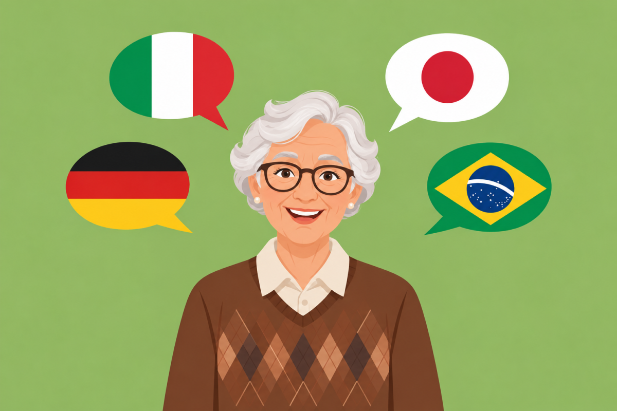 Una revisione di 18 studi pubblicata nel 2025 ha esaminato il rapporto tra multilinguismo di lunga durata, apprendimento in età avanzata e declino cognitivo: i risultati sono promettenti, soprattutto per alcune capacità di memoria in chi comincia più tardi.