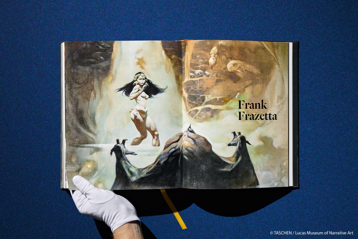 Un'immagine dal catalogo per il Lucas Museum of Narrative Art, Taschen, 2026.