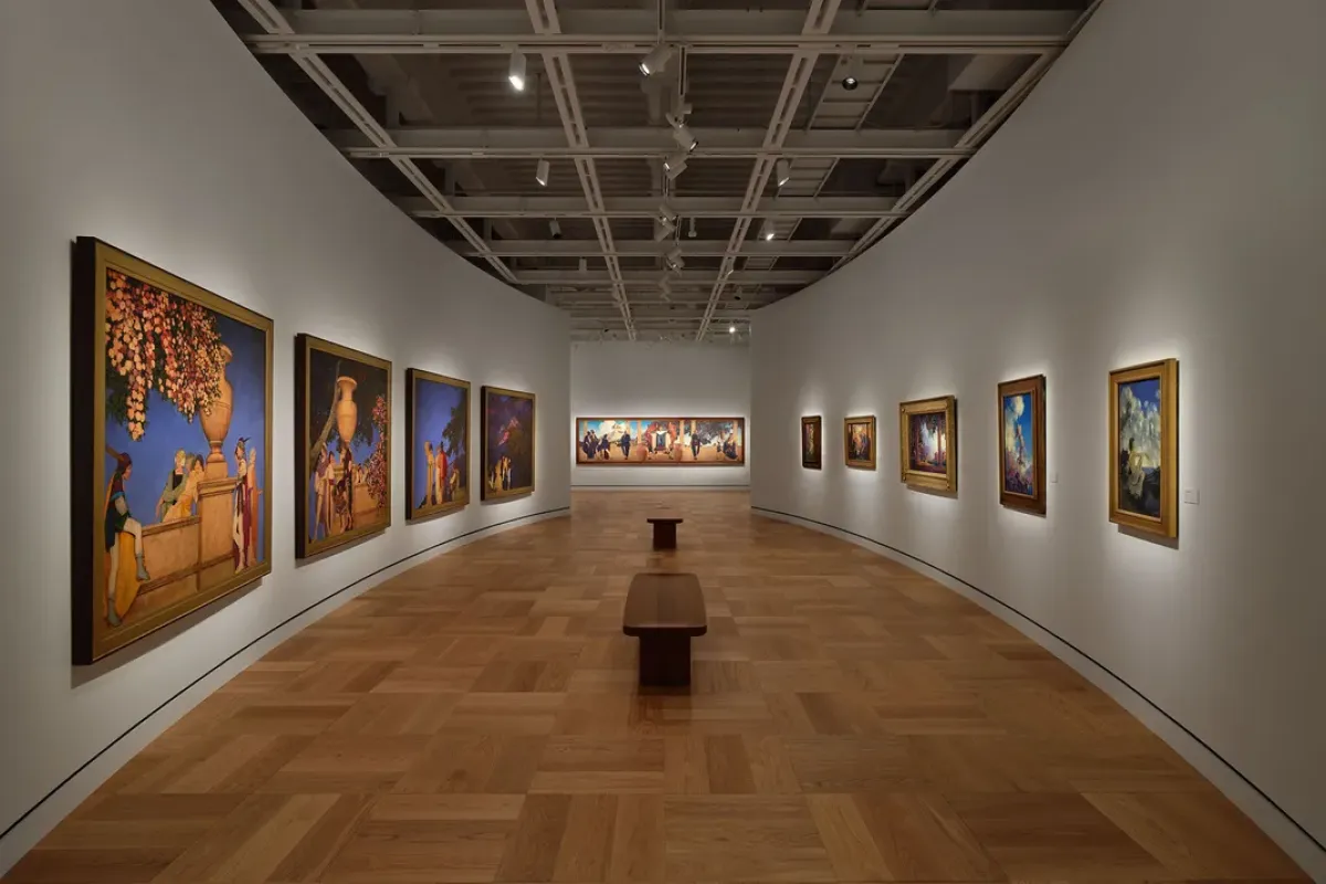 Una delle sale del Lucas Museum of Narrative Art