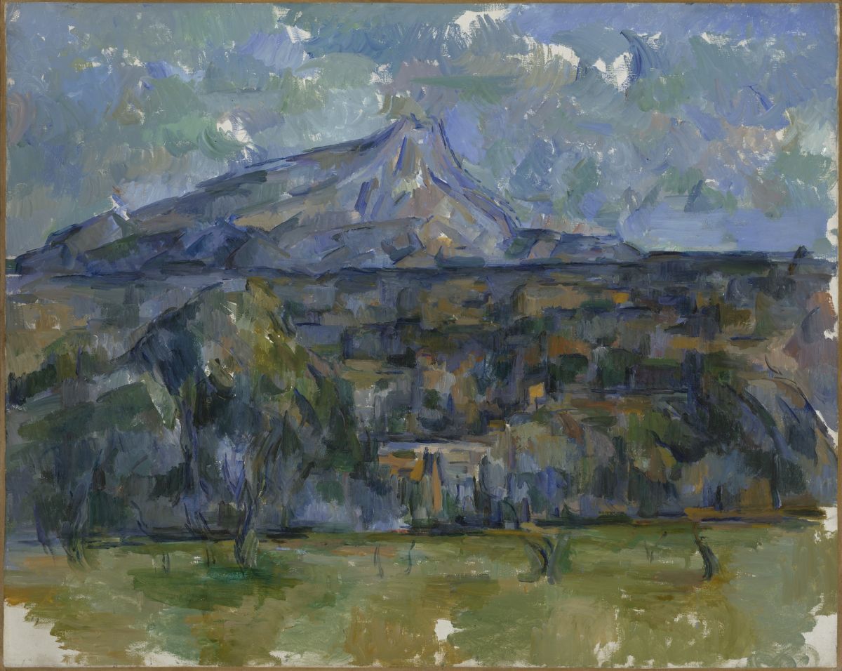 Paul Cezanne, "La Montagne Saint-Victoire vue des Lauves", 1904-1905, olio su tela, 63.8x81.6cm, The Nelson-Atkins Museum of Art Kansas City.