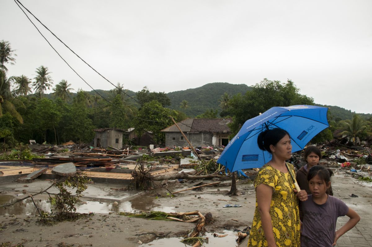 Tsunami nella provincia di Banten, Indonesia